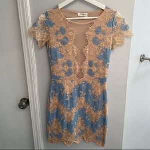 Lace mini dress